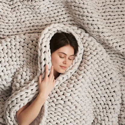 CozyKnit Weighted Blanket